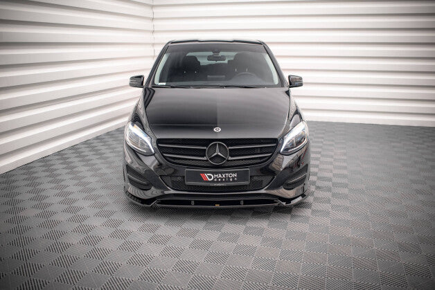 Frontlippe passend für Mercedes B W246 FL schwarz Hochglanz