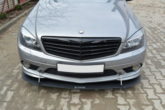 Frontlippe passend für Mercedes C Limousine / Kombi AMG-Line W204 / S204 schwarz matt