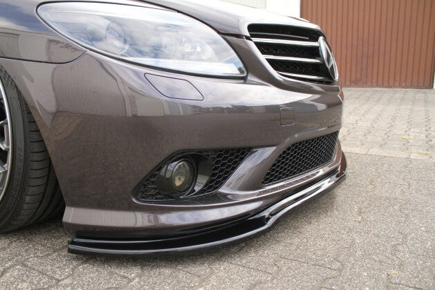 Frontlippe passend für Mercedes CL 500 C216 AMGLINE schwarz Hochglanz