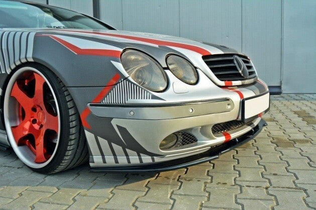 Frontlippe passend für Mercedes CL-Klasse C215 schwarz Hochglanz