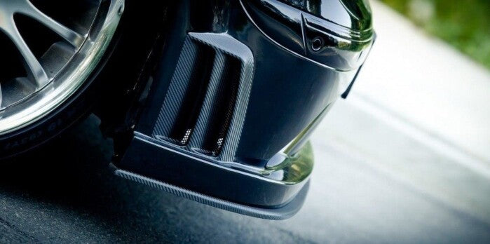 Frontlippe passend für Mercedes CLK W209 BLACK (SL BLACK SERIES LOOK) schwarz Hochglanz
