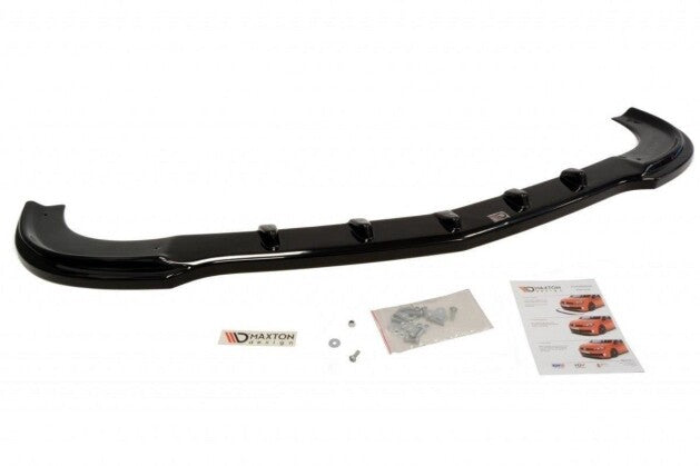 Frontlippe passend für Mercedes CLK W209 (für ME-CLK-209-AMG204-F1 Stoßstange) schwarz Hochglanz