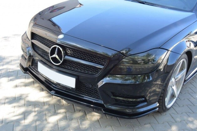 Frontlippe passend für Mercedes CLS AMG-Line C218 schwarz Hochglanz