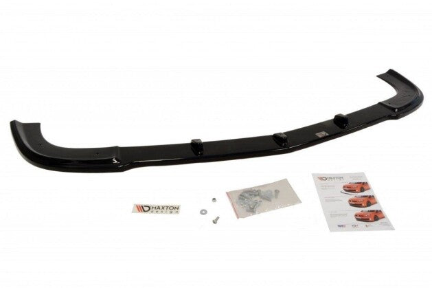 Frontlippe passend für Mercedes CLS C219 - W204 AMG LOOK schwarz Hochglanz