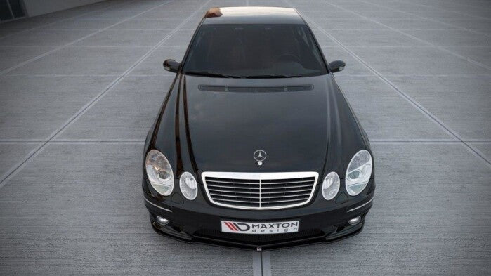 Frontlippe passend für Mercedes E W211 AMG FL schwarz Hochglanz