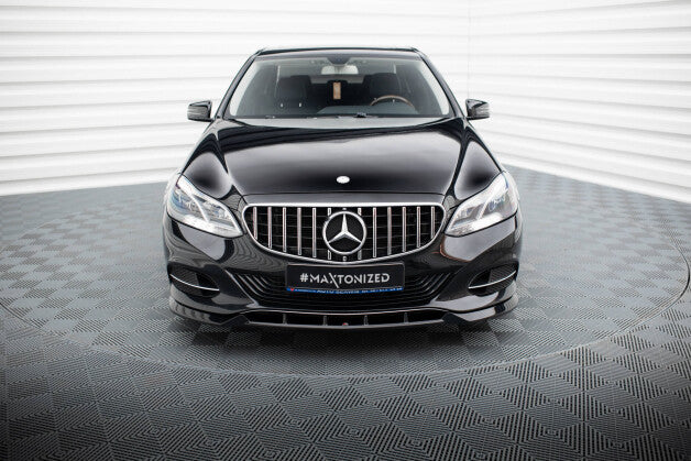 Frontlippe passend für Mercedes E W212 FL schwarz Hochglanz