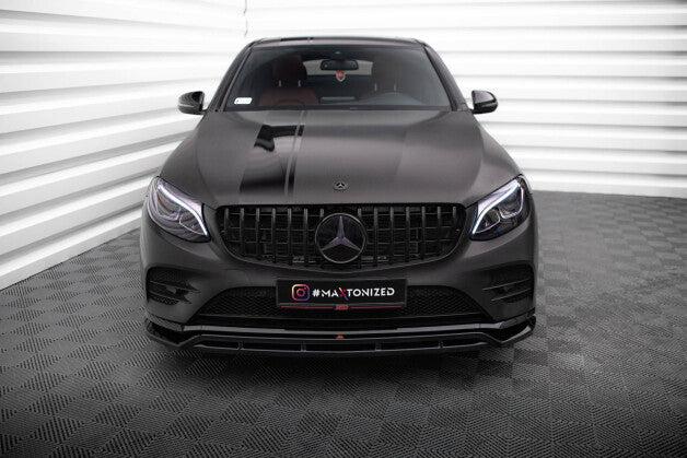 Frontlippe passend für Mercedes GLC Coupe AMG-Line /43 AMG C253 schwarz Hochglanz