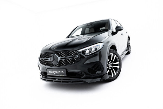 Frontlippe passend für Mercedes GLC Coupe C254 schwarz Hochglanz