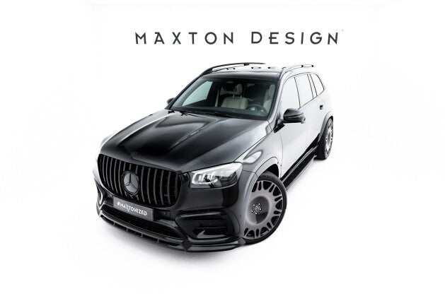 Frontlippe passend für Mercedes GLS AMG-Line X167 FL schwarz Hochglanz