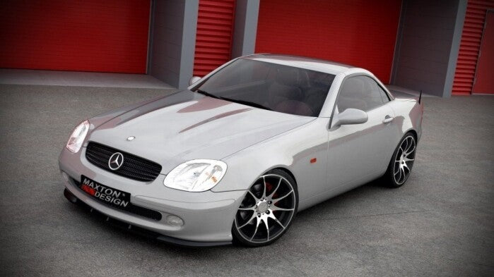 Frontlippe passend für Mercedes SLK R170 schwarz Hochglanz