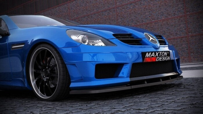 Frontlippe passend für Mercedes SLK R171 (für ME-SLK-R171-AMG172-F1) schwarz Hochglanz