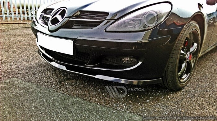 Frontlippe passend für Mercedes SLK R171 Standard Stoßstange schwarz Hochglanz