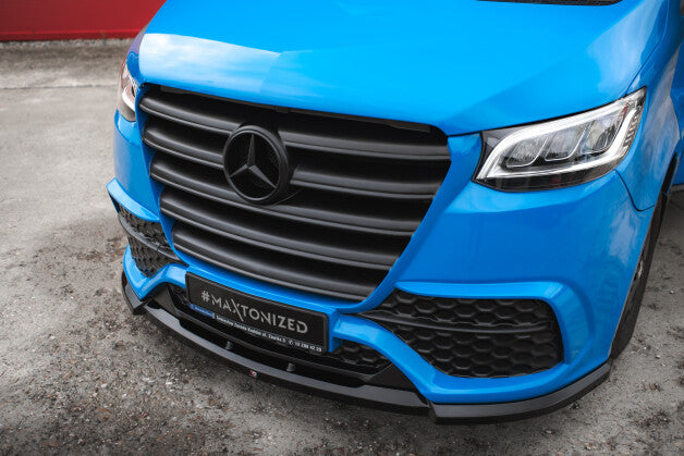 Frontlippe passend für Mercedes Sprinter Mk3 schwarz Hochglanz