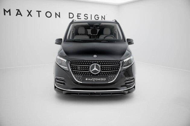 Frontlippe passend für Mercedes V-Klasse AMG-Line W447 FL 2 schwarz Hochglanz