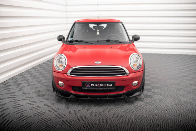 Frontlippe passend für Mini One R56 schwarz Hochglanz
