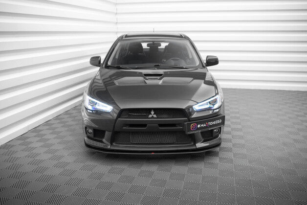 Frontlippe passend für Mitsubishi Lancer EVO X roter Kern