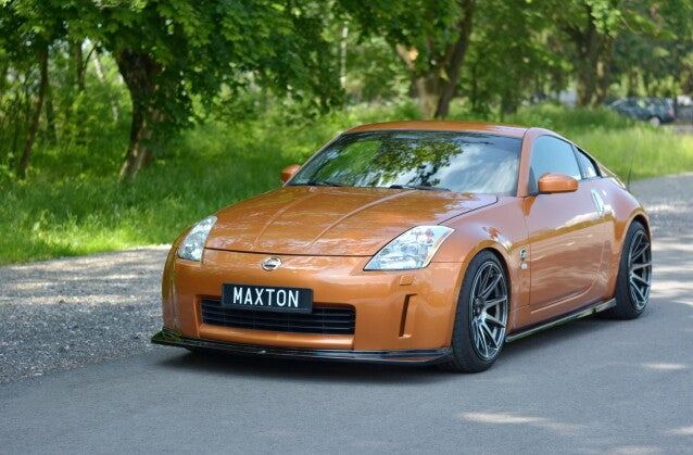 Frontlippe passend für Nissan 350Z schwarz Hochglanz