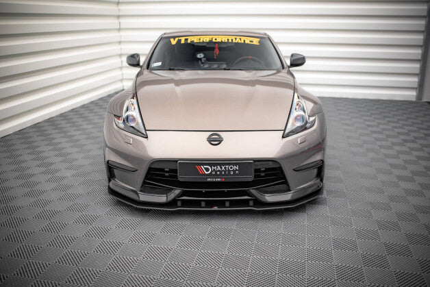 Frontlippe passend für Nissan 370Z Nismo FL roter Kern