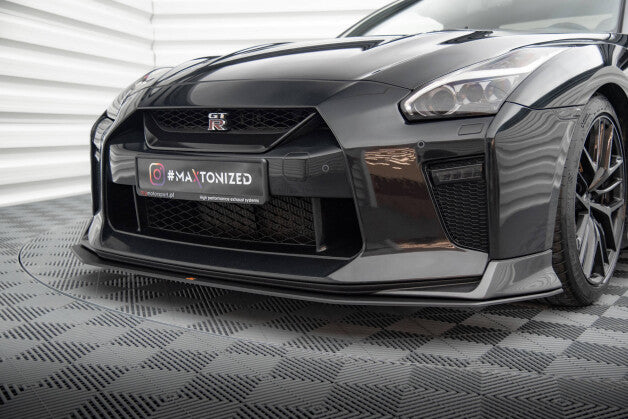 Frontlippe passend für Nissan GTR R35 FL roter Kern