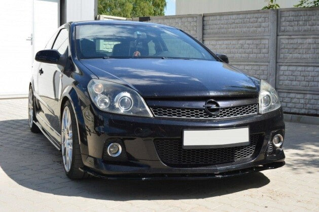 Frontlippe passend für Opel Astra H (für OPC / VXR) schwarz Hochglanz