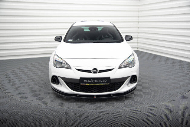 Frontlippe passend für Opel Astra J OPC / VXR V.1 schwarz Hochglanz