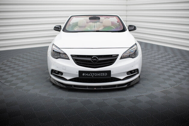Frontlippe passend für Opel Cascada schwarz Hochglanz