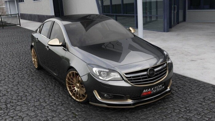 Frontlippe passend für Opel Insignia MK1 FL schwarz Hochglanz