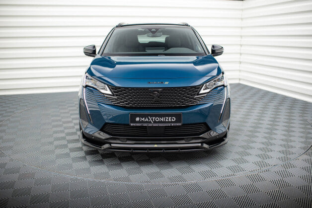 Frontlippe passend für Peugeot 3008 GT-Line Mk2 FL schwarz Hochglanz