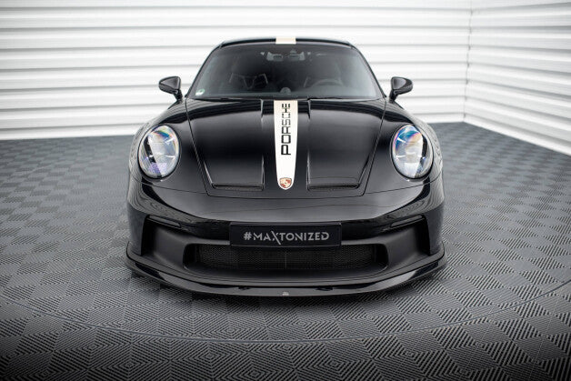 Frontlippe passend für Porsche 911 992 GT3 schwarz Hochglanz