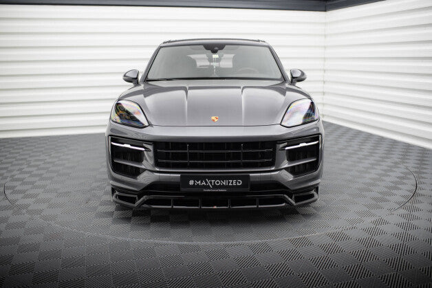 Frontlippe passend für Porsche Cayenne SUV / Coupe Mk3 FL schwarz Hochglanz