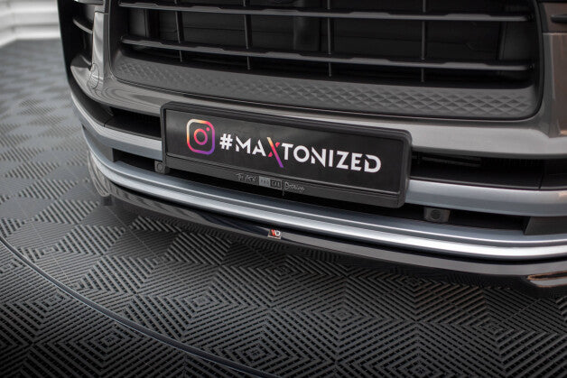 Frontlippe passend für Porsche Macan Mk1 FL 2 schwarz Hochglanz