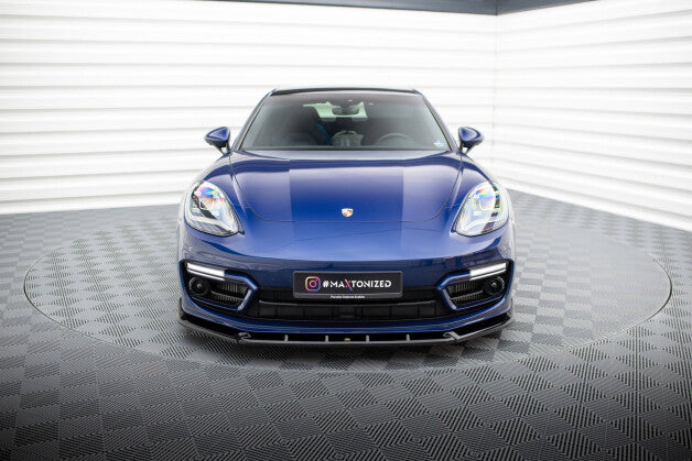 Frontlippe passend für Porsche Panamera GTS Sport Turismo 971 FL schwarz Hochglanz