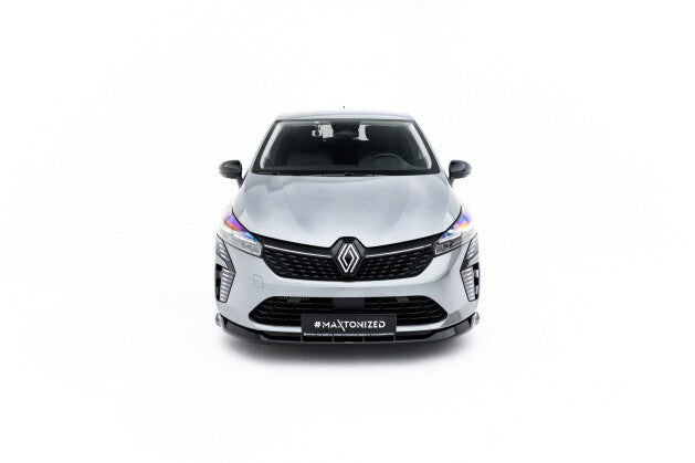 Frontlippe passend für Renault Clio Mk5 FL schwarz Hochglanz