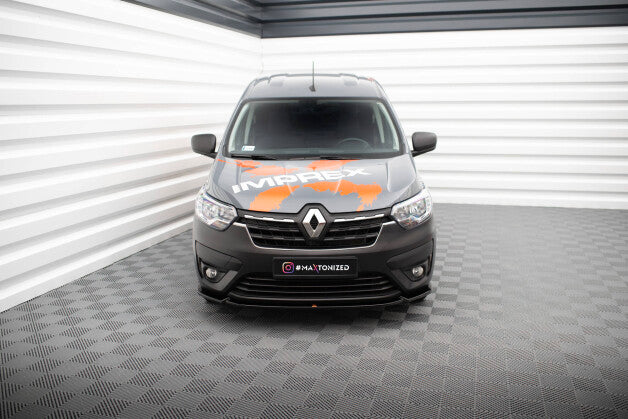 Frontlippe passend für Renault Express Mk2 schwarz Hochglanz