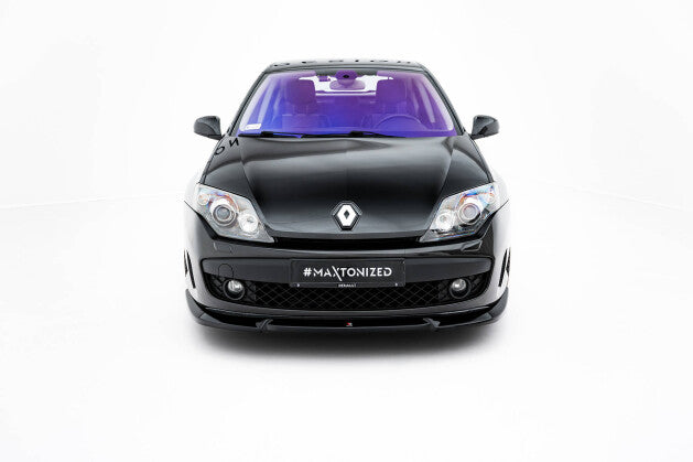 Frontlippe passend für Renault Laguna Hatchback GT Mk3 schwarz Hochglanz