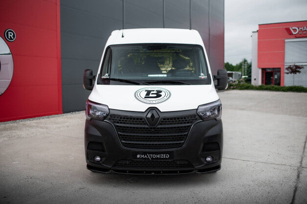 Frontlippe passend für Renault Master Mk3 FL schwarz Hochglanz