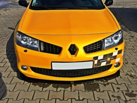 Frontlippe passend für Renault Megane II RS schwarz Hochglanz