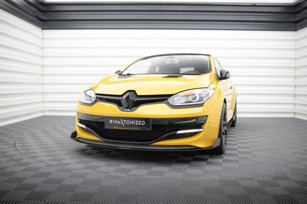 Frontlippe passend für Renault Megane MK3 RS schwarz matt