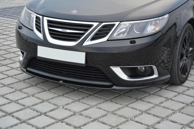 Frontlippe passend für Saab 9-3 Aero Mk2 FL schwarz Hochglanz