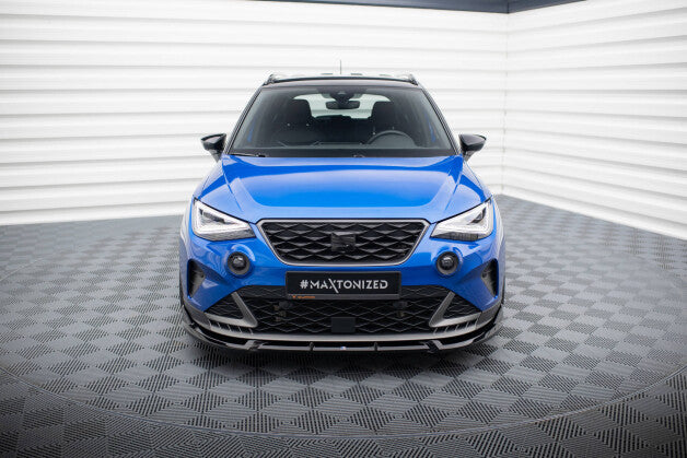 Frontlippe passend für Seat Arona FR Mk1 FL schwarz Hochglanz