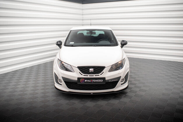 Frontlippe passend für Seat Ibiza Sport Coupe Mk4 roter Kern