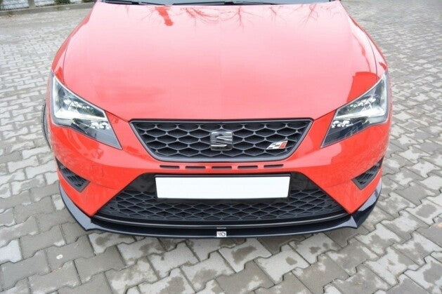 Frontlippe passend für Seat Leon III CUPRA / FR schwarz Hochglanz