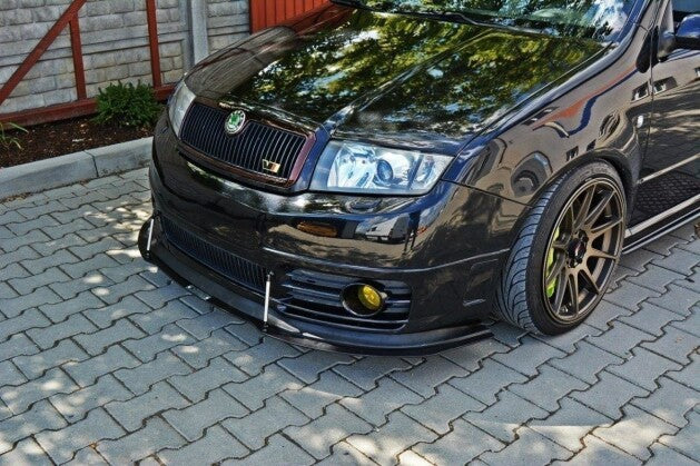 Frontlippe passend für Skoda Fabia RS Mk1 schwarz matt