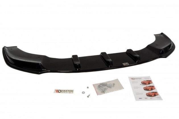 Frontlippe passend für Skoda Octavia Mk2 schwarz Hochglanz