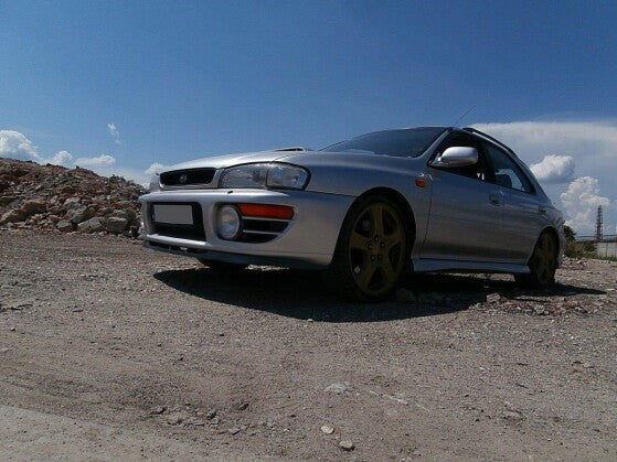 Frontlippe passend für Subaru Impreza GT schwarz Hochglanz