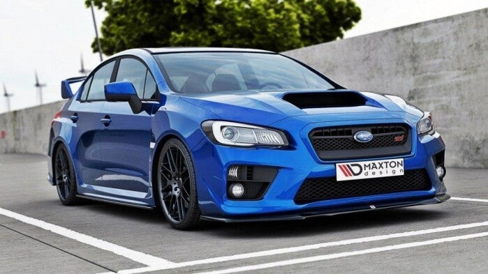 Frontlippe passend für Subaru Impreza MK4 WRX STI V.1 schwarz Hochglanz