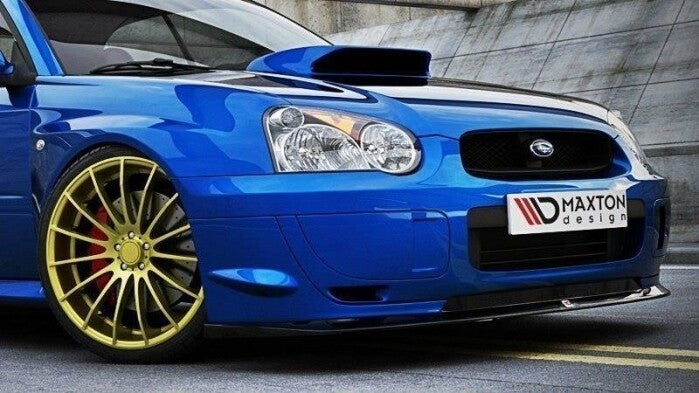 Frontlippe passend für Subaru Impreza WRX STI (BLOBEYE) schwarz Hochglanz
