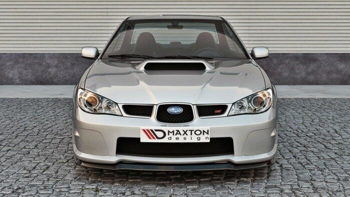 Frontlippe passend für Subaru Impreza WRX STI (HAWKEYE) schwarz Hochglanz