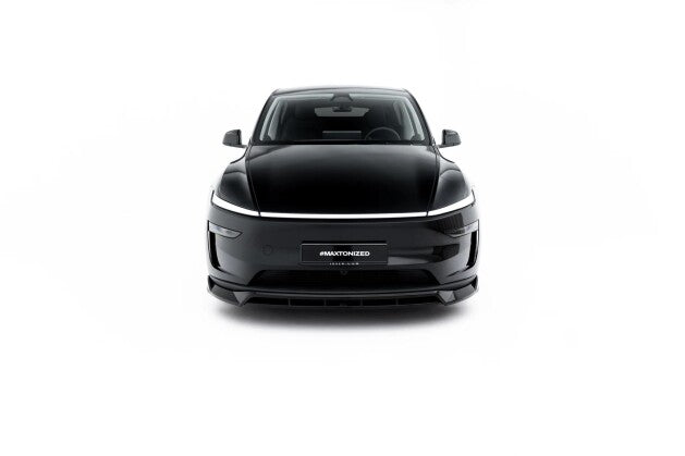 Frontlippe passend für Tesla Model Y Premium Mk1 Facelift schwarz Hochglanz