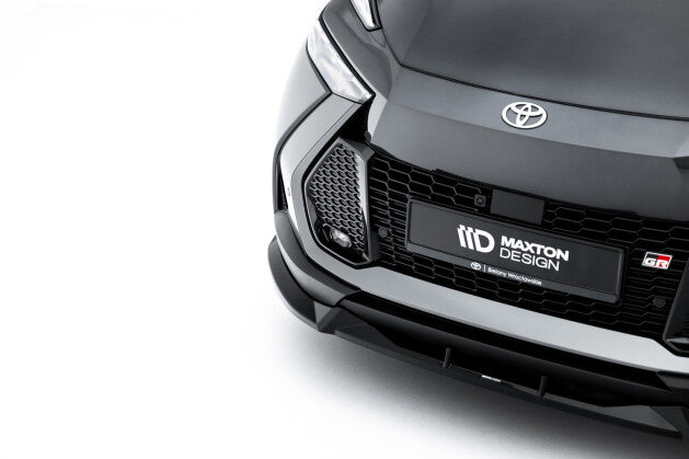 Frontlippe passend für Toyota C-HR Mk2 schwarz Hochglanz